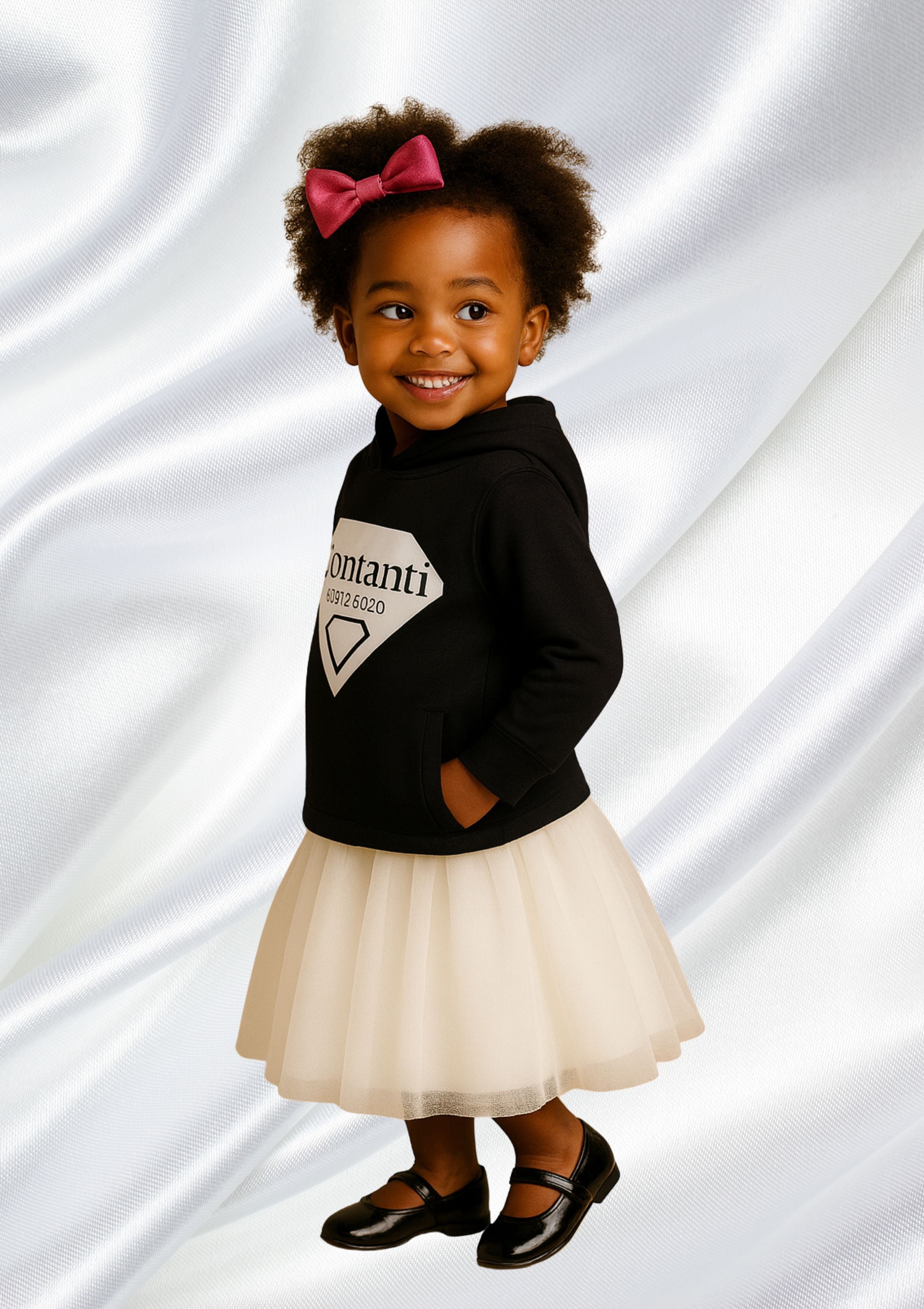 (B) Unisex Toddler Hoodie