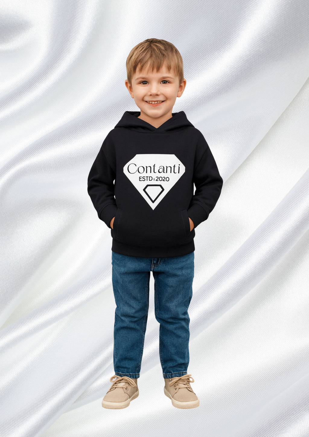 (B) Unisex Toddler Hoodie
