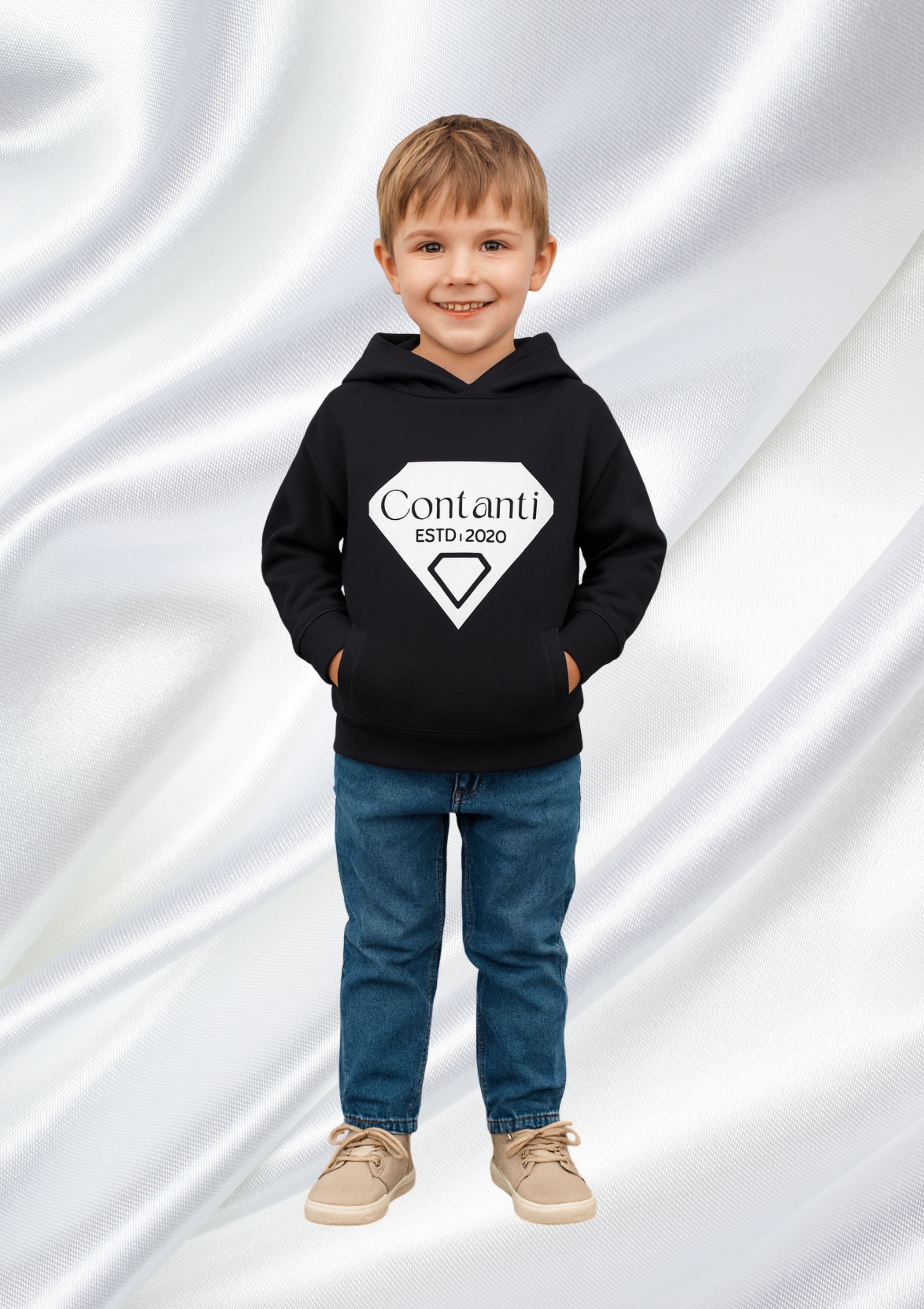 (B) Unisex Toddler Hoodie