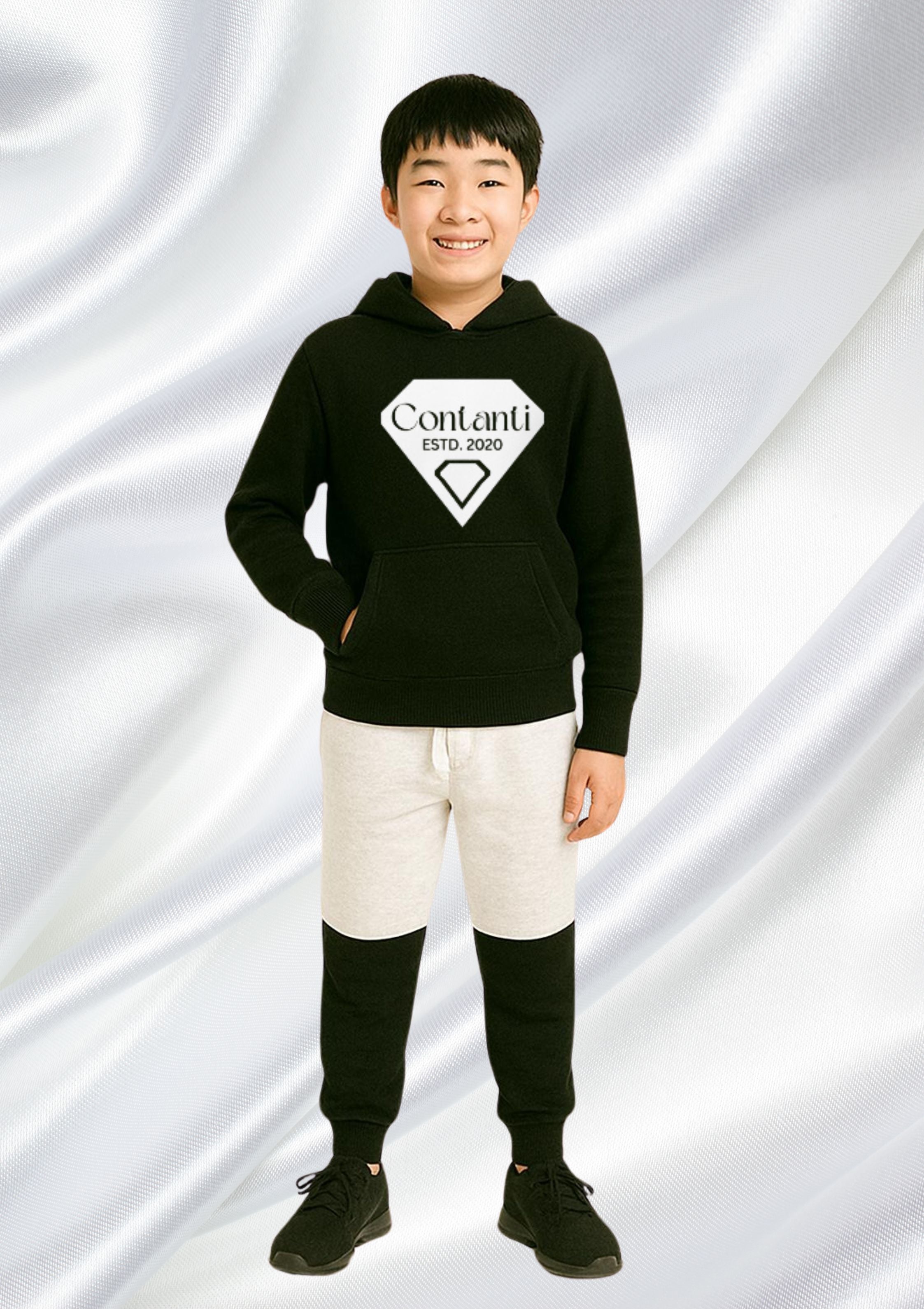 (B) Unisex Youth Hoodie