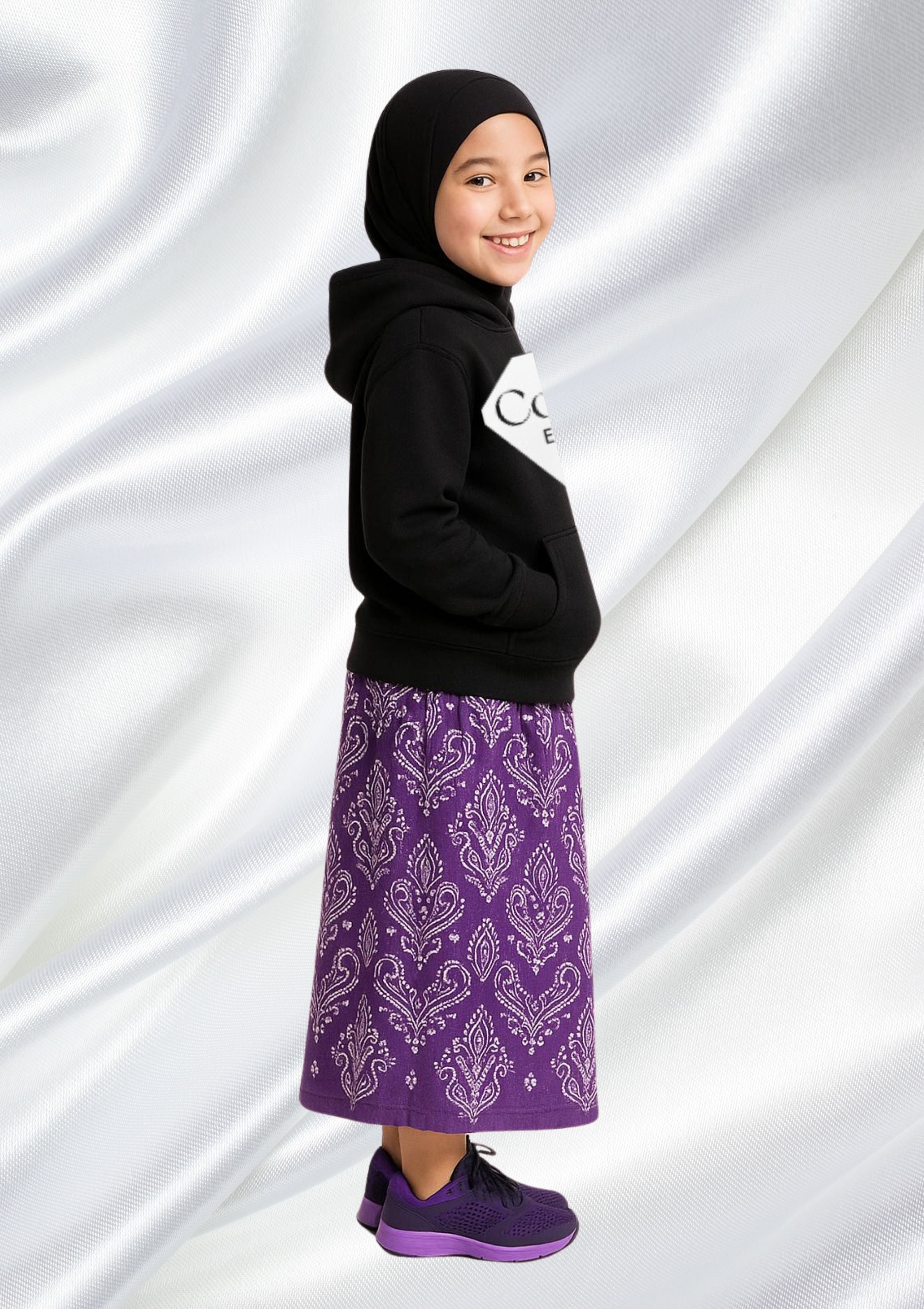 (B) Unisex Youth Hoodie