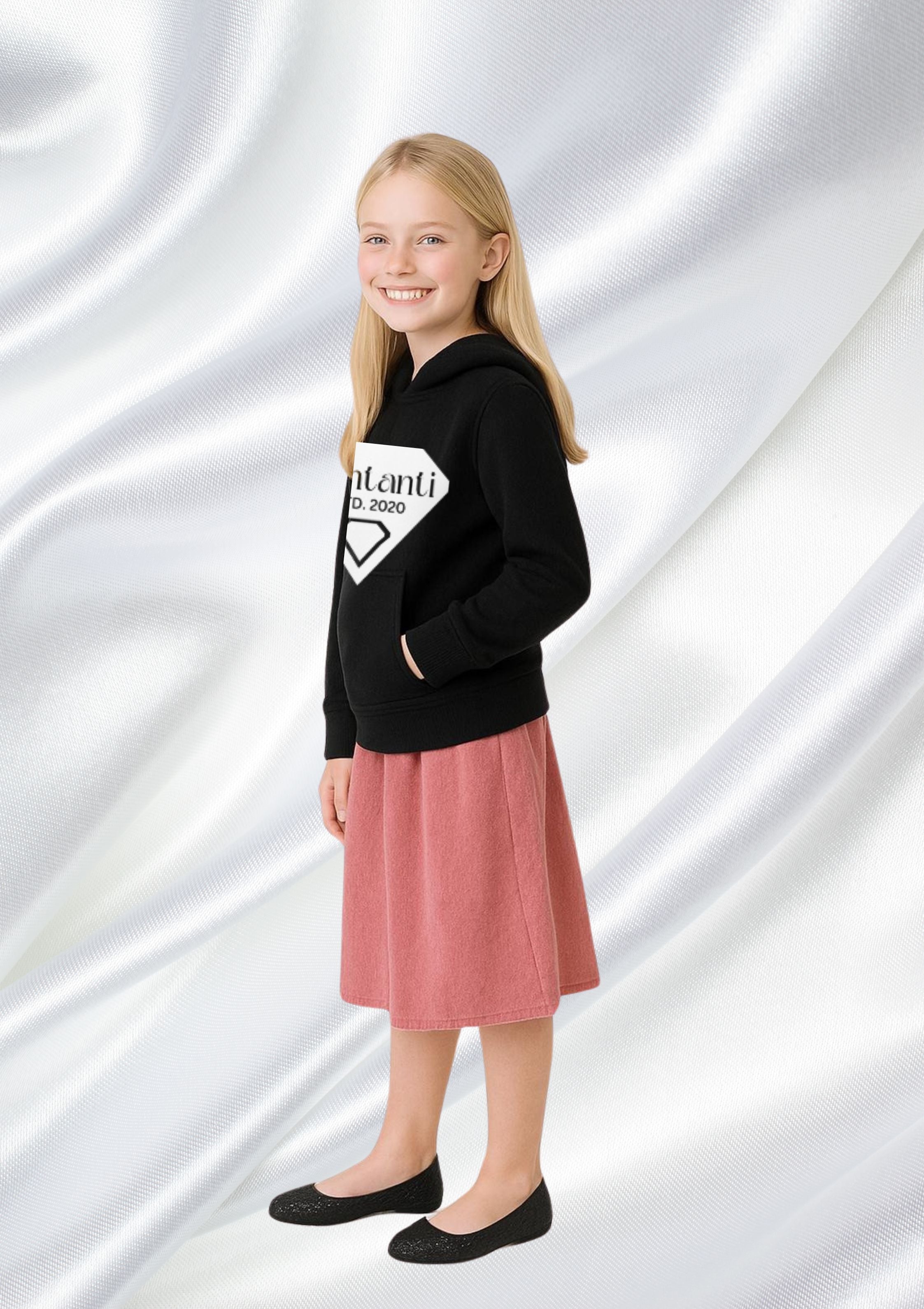 (B) Unisex Youth Hoodie